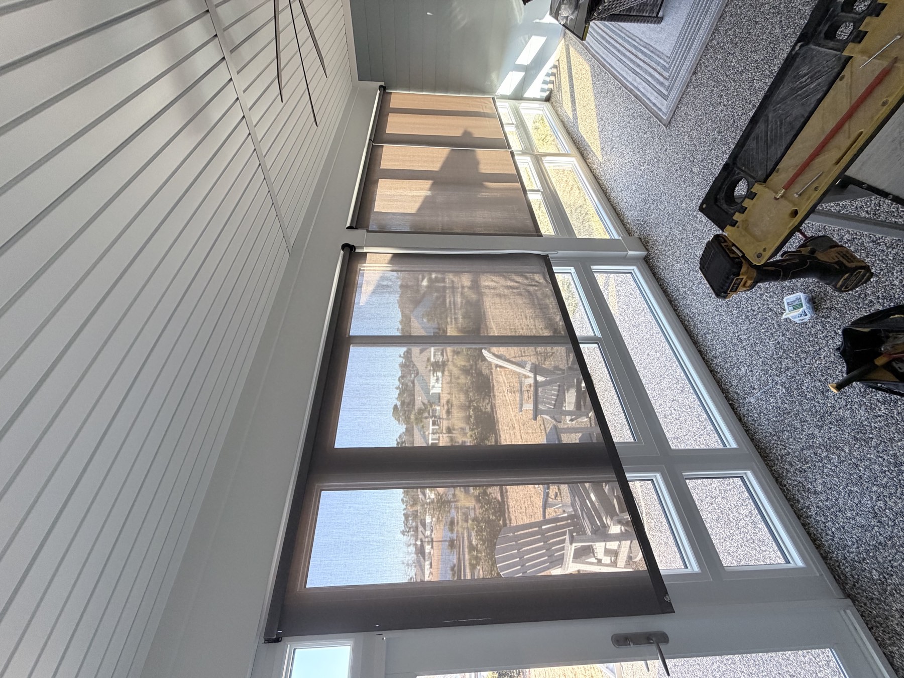 Patio shades in Del Webb