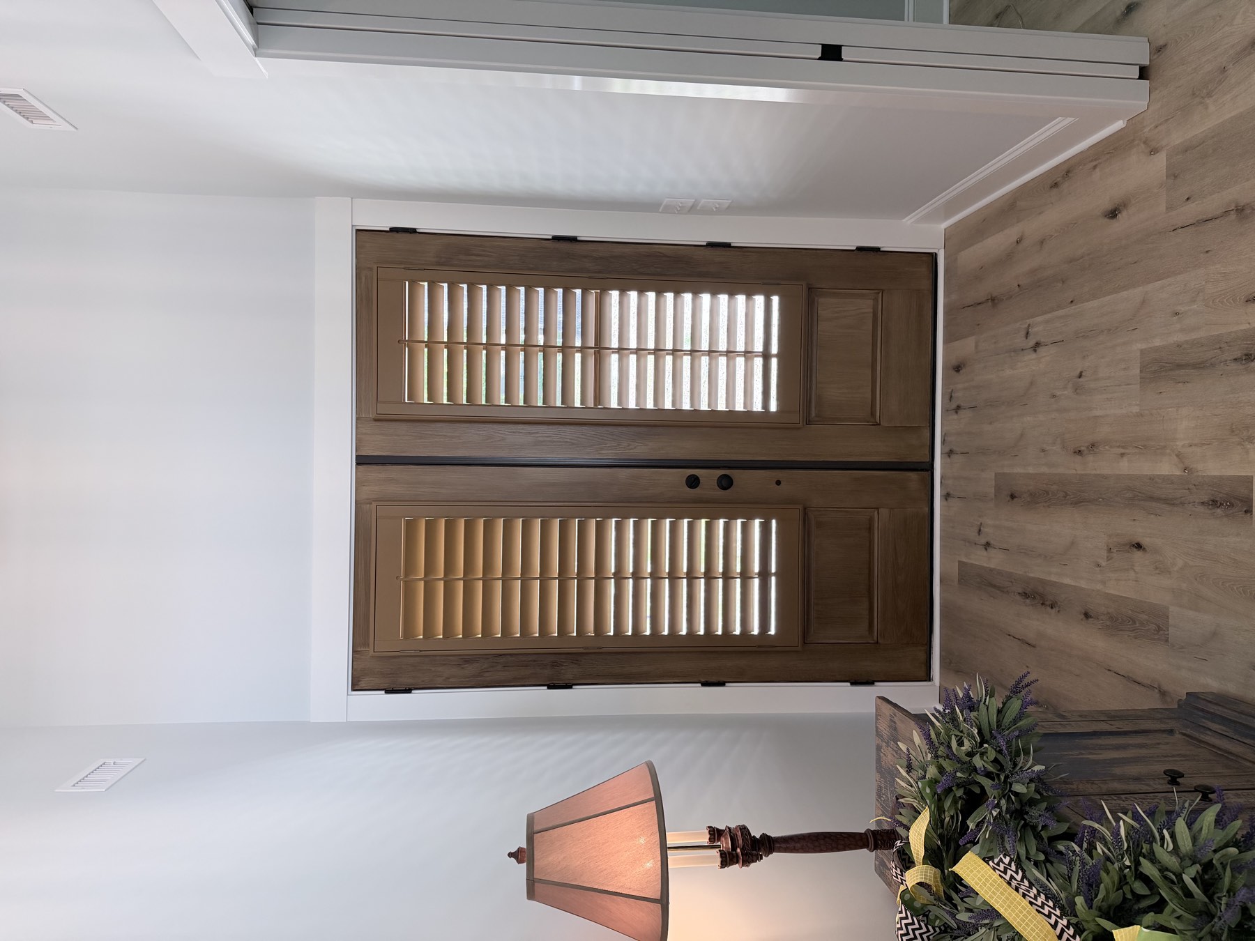 Custom stained shutters in Wilmington