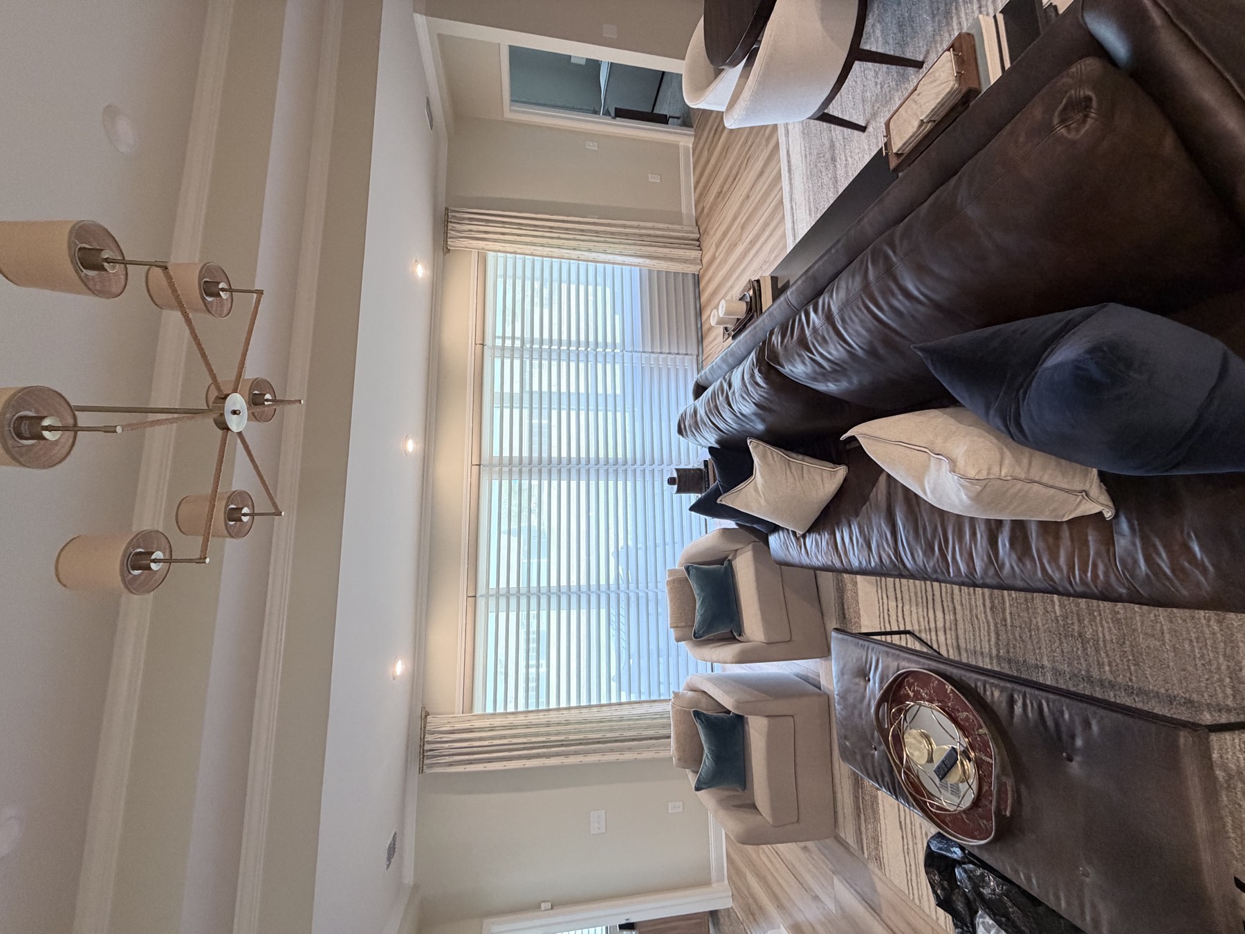 Custom drapery in Del Webb