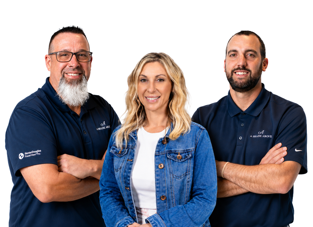 The A Shade Above Coastal team — Chad Alexander and crew