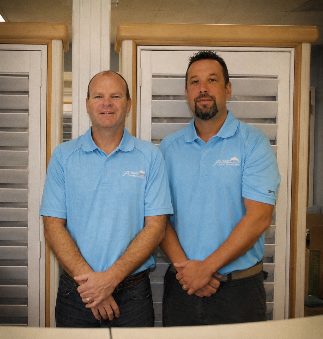 Dalton Taylor and Chad Alexander in their A Shade Above polos at the early Camden Road shop in South End, Charlotte.