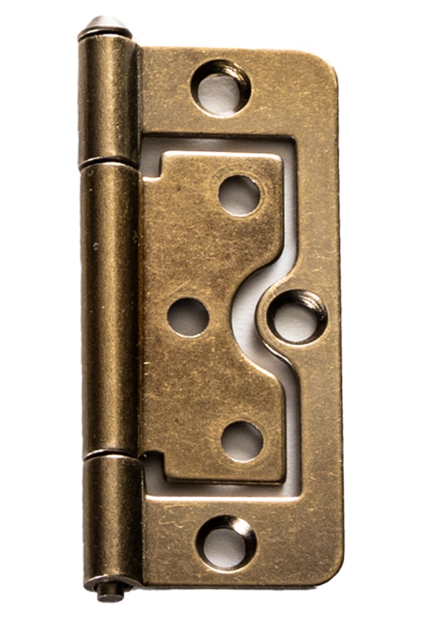 Antique brass shutter hinge